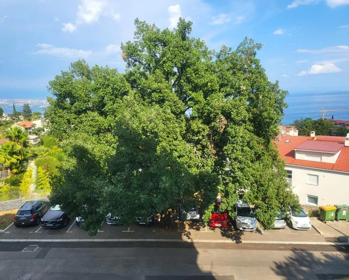 Apartment With Direct Sea View, Free Parking And Close To Beaches And Promenade Lovran