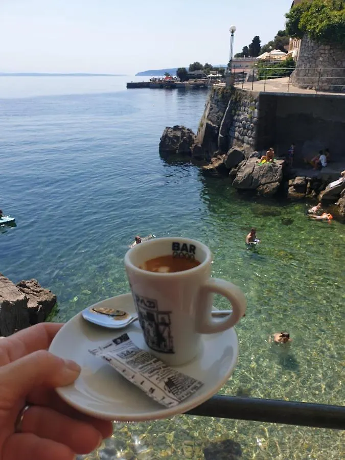 Apartment With Direct Sea View, Free Parking And Close To Beaches And Promenade Lovran