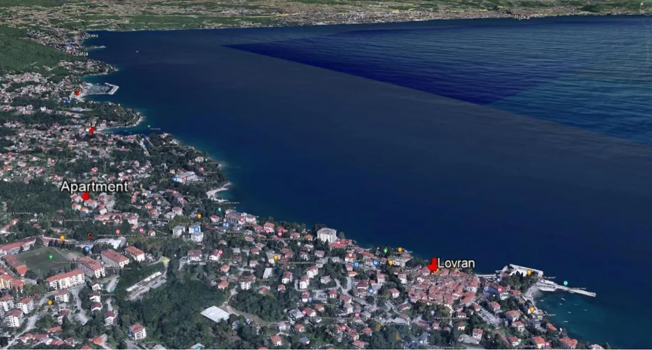 Apartment With Direct Sea View, Free Parking And Close To Beaches And Promenade Lovran 0*,  Croatia