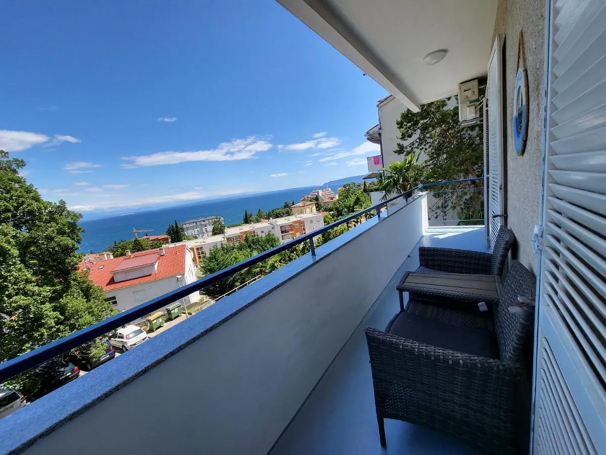 Apartment With Direct Sea View, Free Parking And Close To Beaches And Promenade Lovran 0*,  Croatia