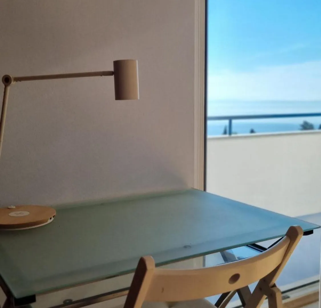 Apartment With Direct Sea View, Free Parking And Close To Beaches And Promenade Lovran