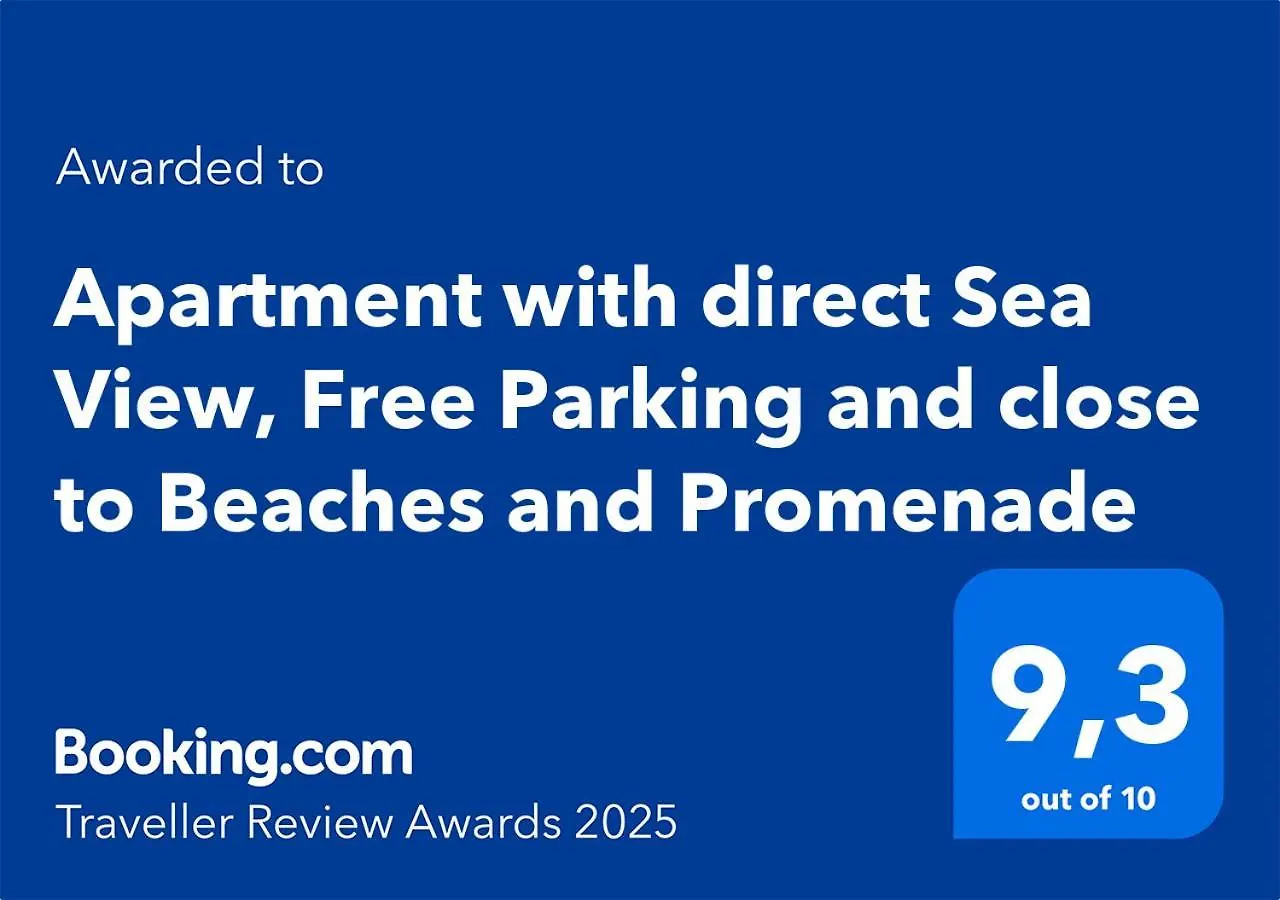 לובראן Apartment With Direct Sea View, Free Parking And Close To Beaches And Promenade